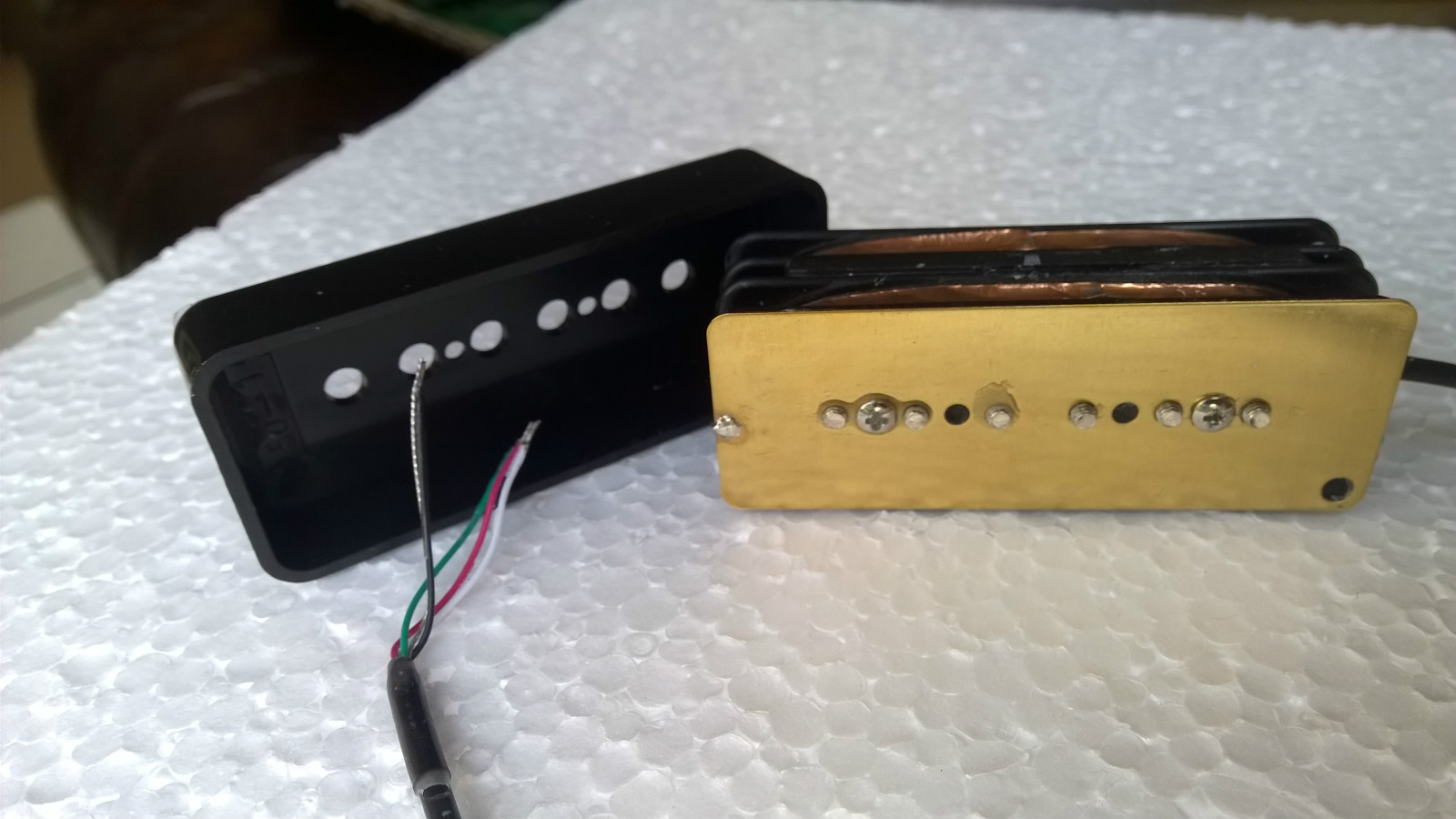 P90 Stacked Humbucker pickup AlNiCo 5 Soapbar or Dogear Cover
