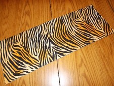 Handmade tiger skin décor MINI table runner ...