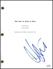 Charles Melton "The Sun Is Also a Star" AUTOGRAPH Signed Script Screenplay ACOA