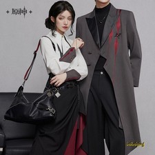 Official Genshin Impact Arlecchino Theme PU Shouder Bag Handbag Crossbody Bag