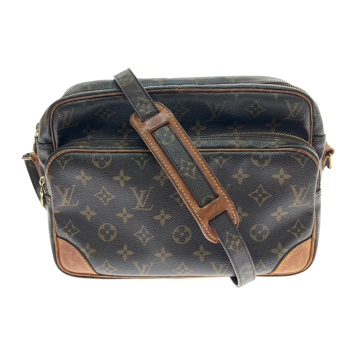 LOUIS VUITTON Monogram Nile Shoulder Bag in Brown M45244