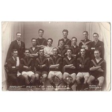 CRESCENT ATHLETIC Football Club 1922-24 Southsea Area, RP Postcard by Owers