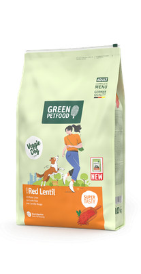 Green Petfood VeggieDog with Red Lentil (2x 10kg) | vegetarisch mit roter Linse