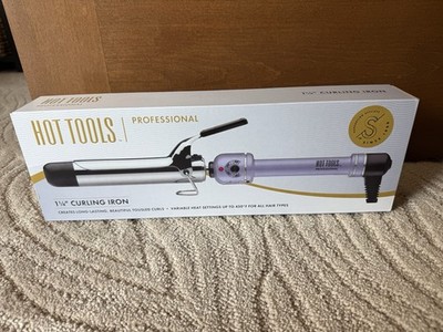 HOT TOOLS Professional 1-1/4'' Purple Curling Iron / Wand