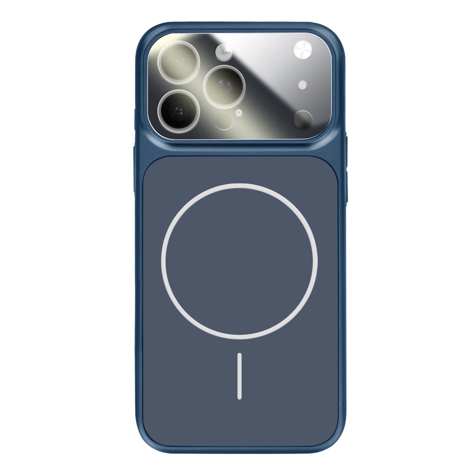 Coque iPhone 14 Pro en verre dépoli pour recharge sans fil au bureau