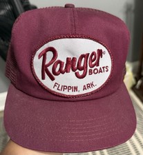 Vintage 1980 s Ranger Boats Burgundy Trucker ...