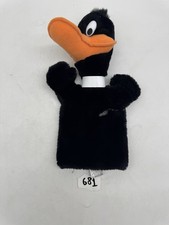 1989 Mighty Star Daffy Duck Warner Bros. Hand Puppet Plush Stuffed Animal Toy