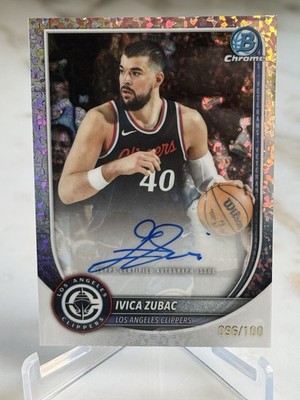2025-26 Bowman Basketball Ivica Zubac #BCA-IZ Mini-Diamond Auto /100