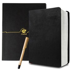 720 Pages Thick Journal with Gift Box  Pen, Thick Leather Journal No...