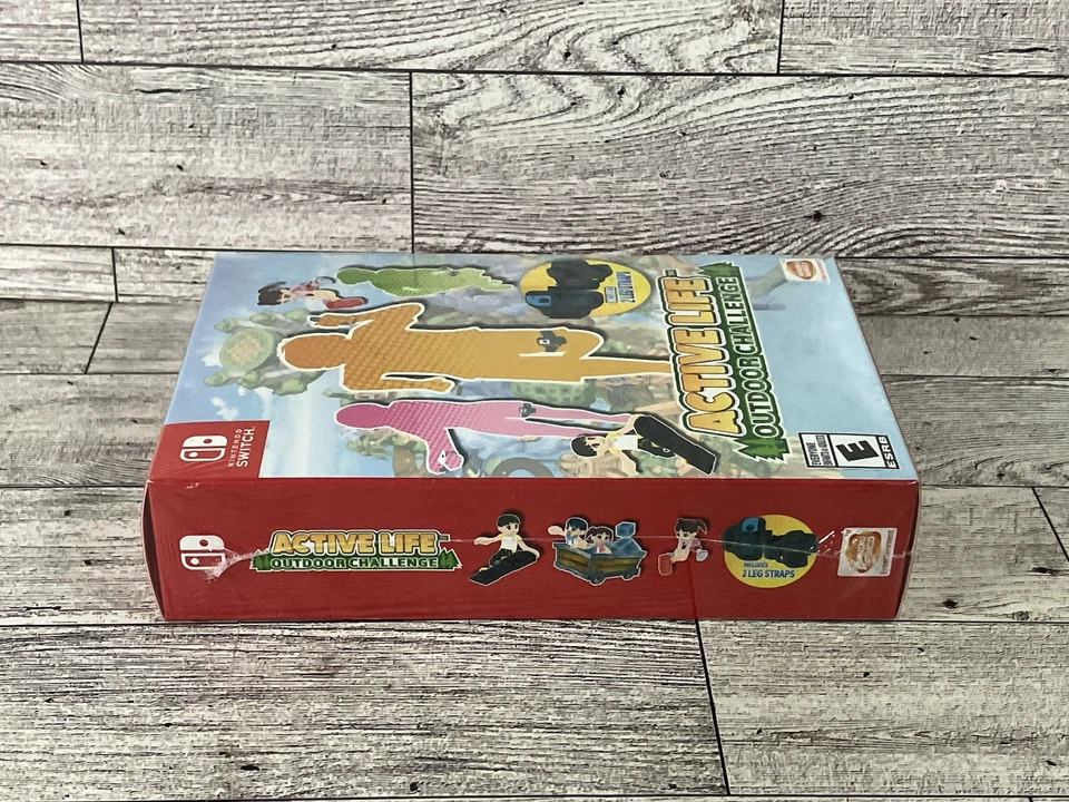 Active Life Outdoor Challenge Nintendo Switch Bundle w/ Leg Straps NEW & SEALED - Image 4 of 4