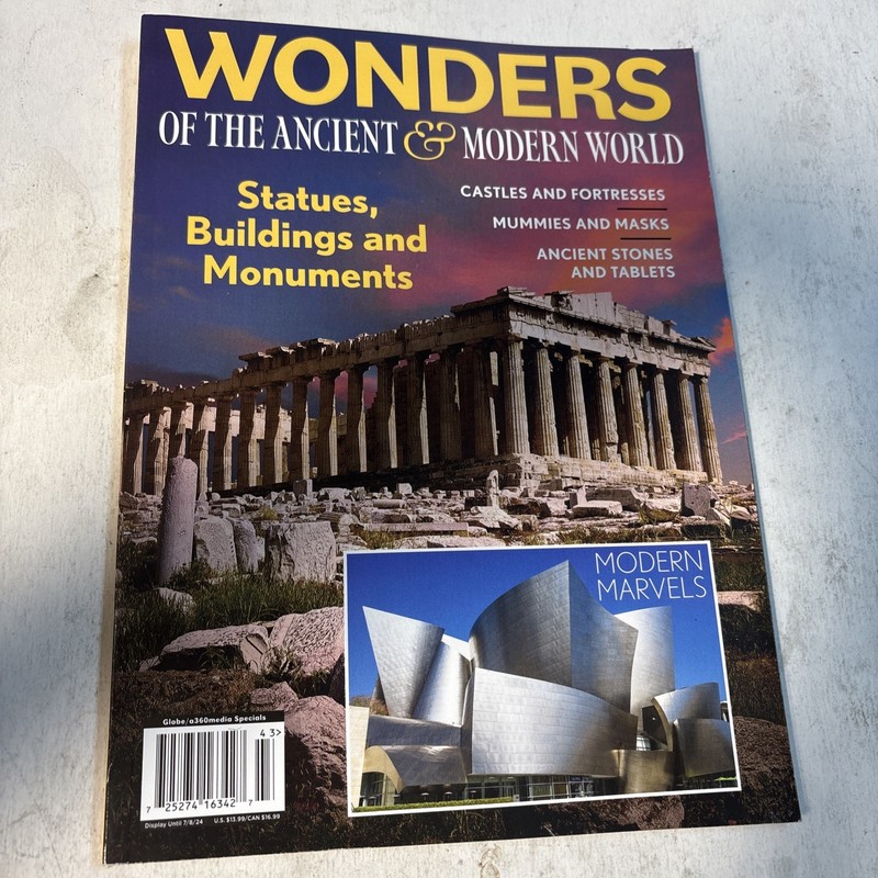 Wonders Of The Ancient & Modern World- Globe Magazine- BRAND NEW