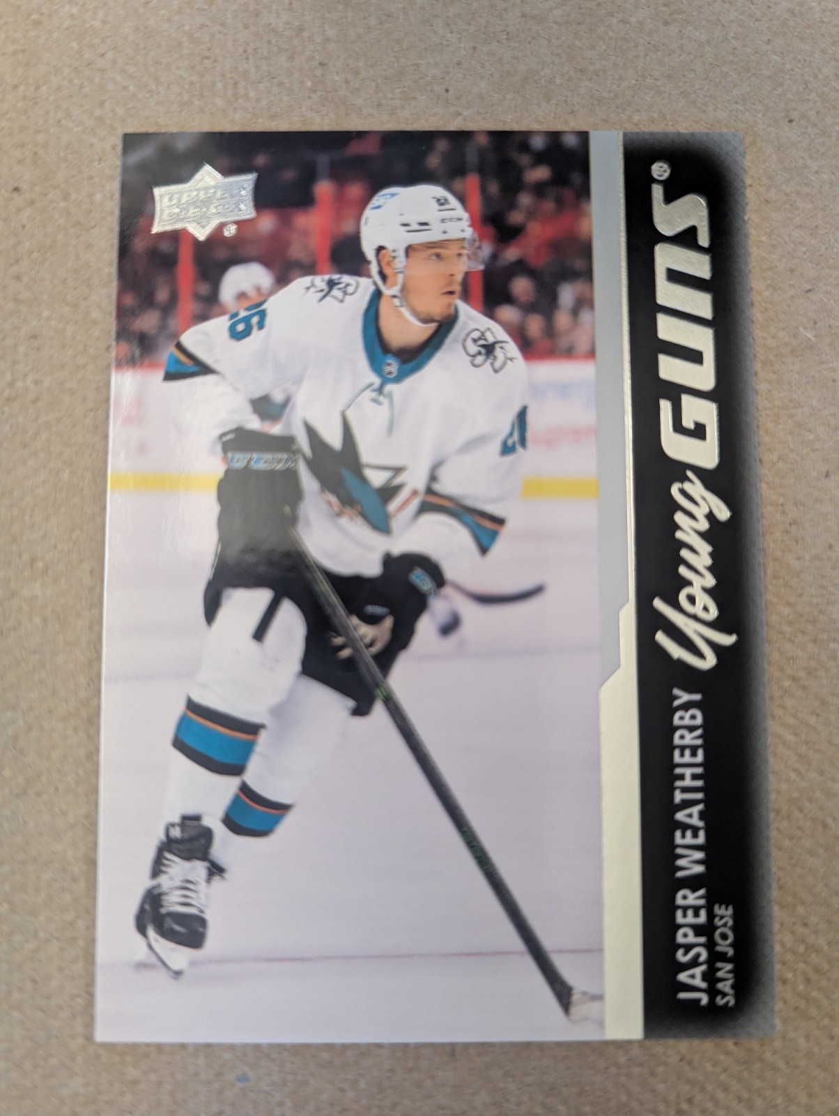 2021-22 NHL Upper Deck Series 2 Young Guns Jasper Weatherby #487 (RC) A3
