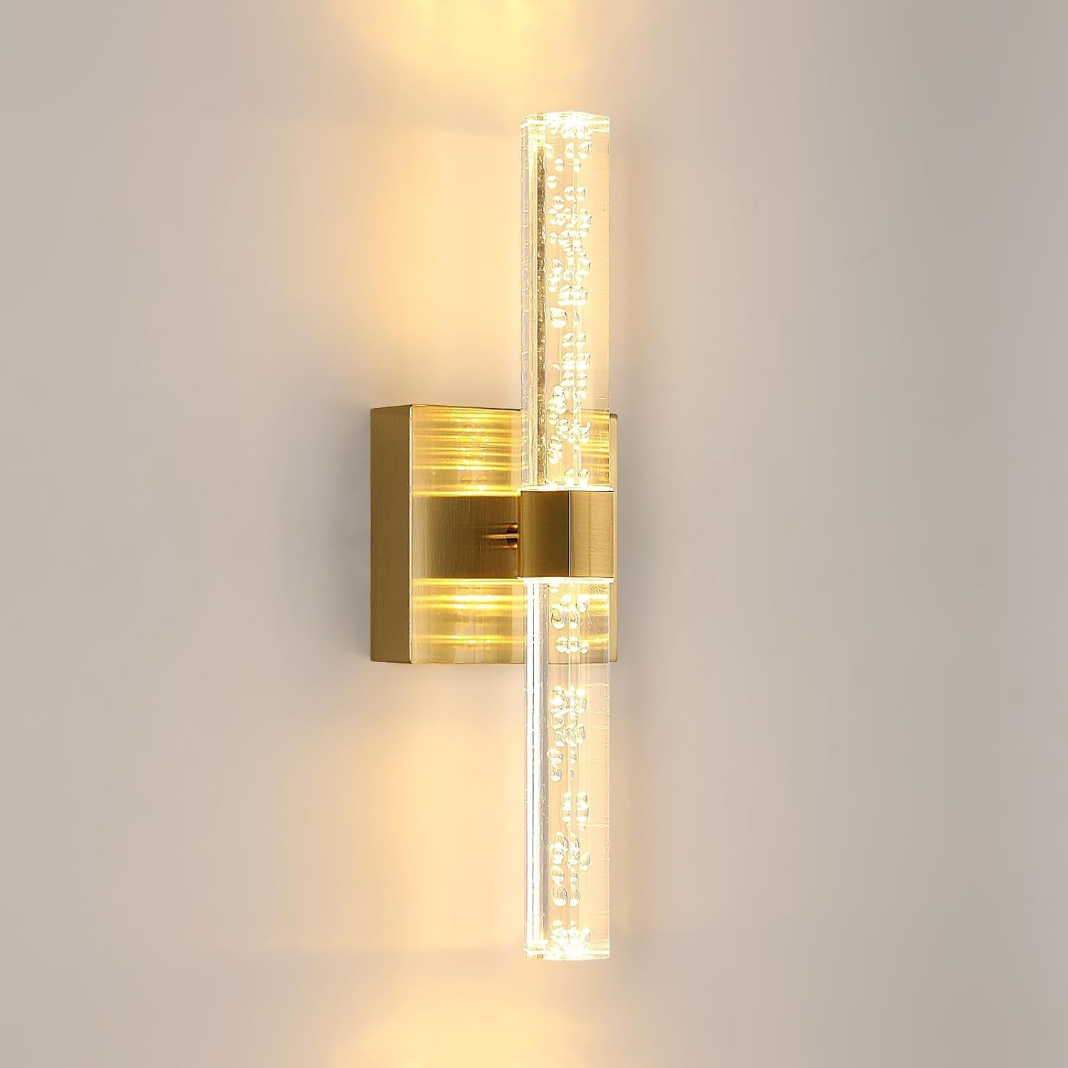Applique LED Oro 12W Orientabile 360° | Lampada Parete Moderna Interno