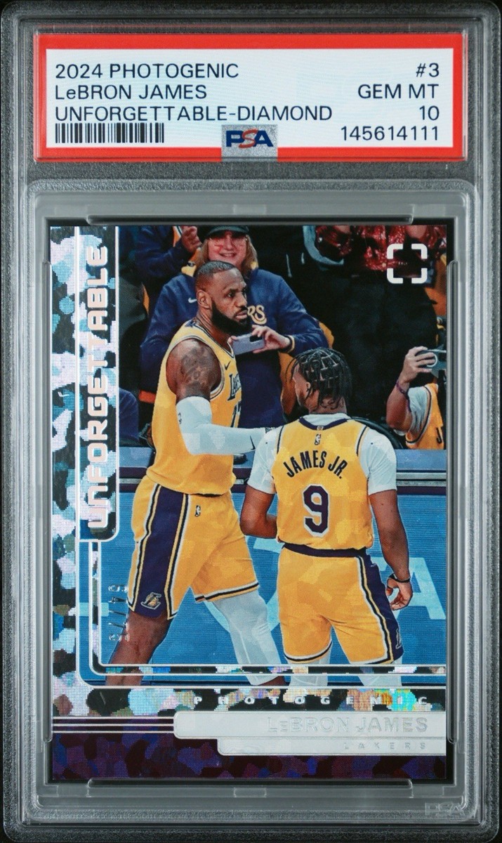 2024-25 Panini Photogenic - Unforgettable LeBron James #3 Diamond 