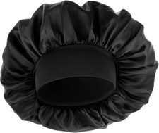 Silk Bonnet For Men Satin Bonnet Elastic Band...