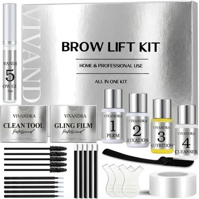 Augenbrauen Lifting Set DIY Brow Lamination Kit für Zuhause Augenbrauen