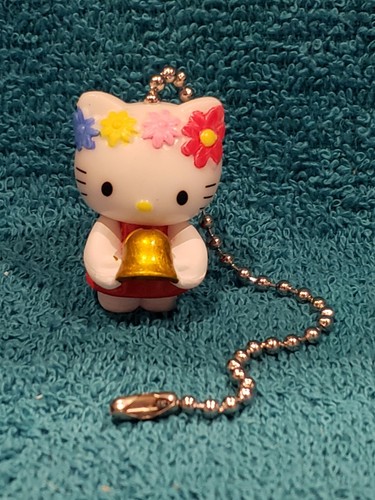 Hello Kitty with Bell Light Pull or Fan Pull - Hello Kitty Decor - Hello Kitty - Picture 2 of 2
