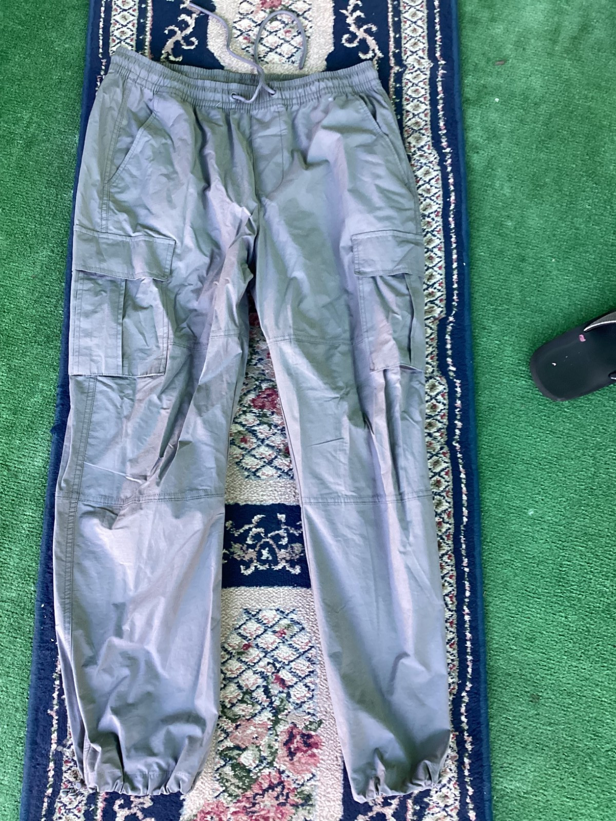 CSG Men's Solid Essential Drawstring Tie Waist Ca… - image 1