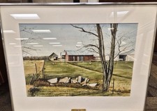 Brown Barn By Arlene Cornell, Signed And Framed, Beautiful
