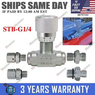 #ad M14 Bi Directional Hydraulic Flow Control Valve For Chinese Mini Excavators $29.99