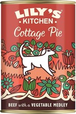Image of Lily's Kitchen - Wet Dog Food - Cottage Pie - Grain Free Beef Goulash - 6 x 400g