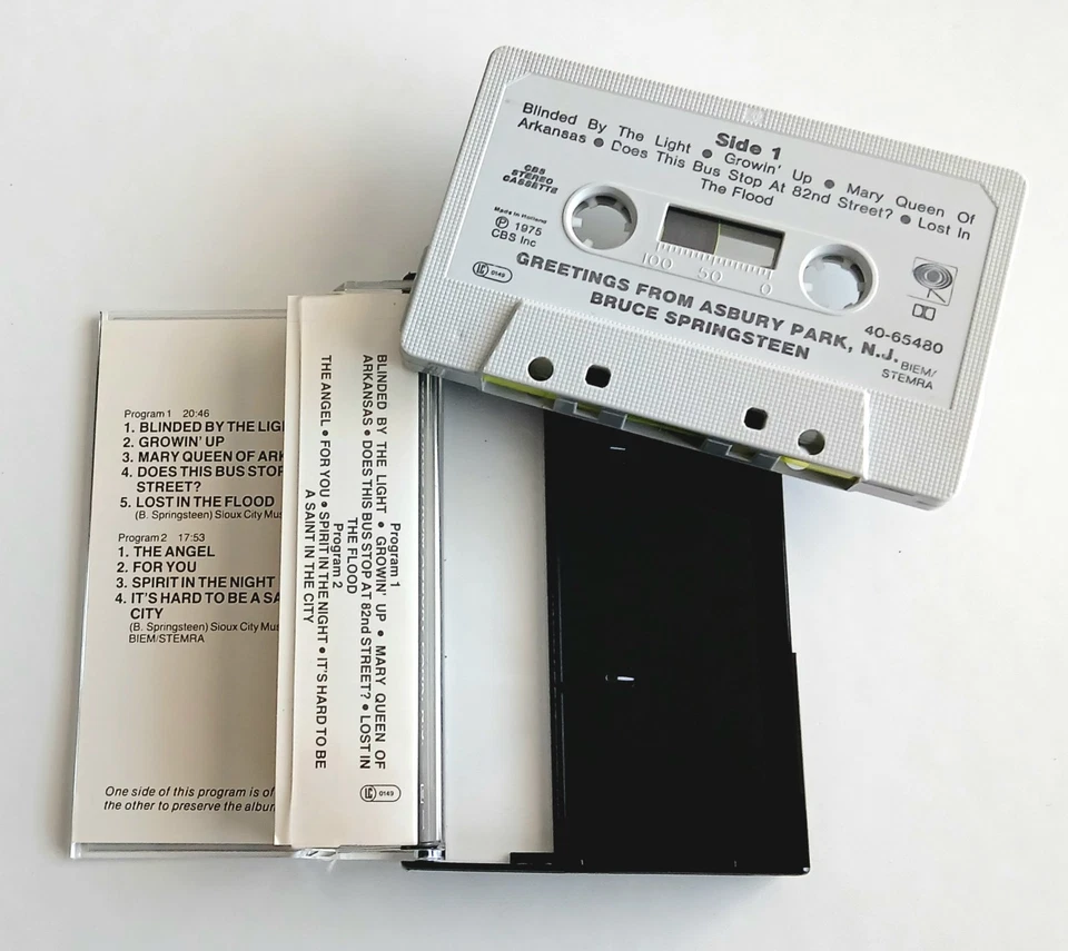 Bruce Springsteen – Cassette CBS 1975 – Très bon état – Printed in Holland - Photo 2/4