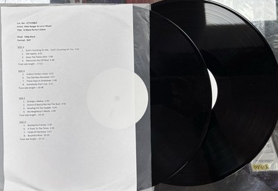 PETE SEEGER & LORRE WYATT - A MORE PERFECT UNION- TEST PRESSING DLP - RARE