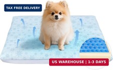 Atsuwell Dog Cooling Mat for Medium Dogs, 2" Thickened Foam Cooling Pad for Dogs
