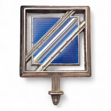 Buick 1984-1987 Regal Chrome Blue Hood Ornament Emblem Badge Logo 2 34 X 2