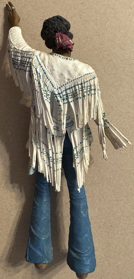 Figura McFarlane Toys Jimi Hendrix 18 de agosto 1969 Super Stage 2003 suelta sin guitarra Foto 2 de 4