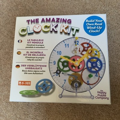 The Happy Puzzle Company The Amazing Clock Bausatz transparent, versiegelt