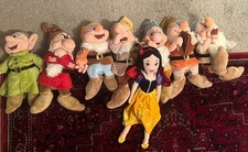 Disney Store Snow White and the Seven Dwarfs Plush Toy Collection – Complete Set