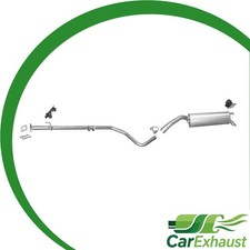 Auspuff für FIAT BRAVO II 1.6 JTD 90/105/120PS ohne Chrom Schalldämpfer