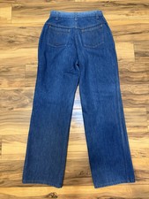 Vintage 1970s Jeans JTF Straight Wide Leg Talon Zip 26x28.5 Soft Pair A