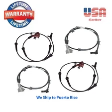 Set 4 ABS Wheel Speed Sensor Front Rear Left & Right Fit Armada ,Q56 2004-2007