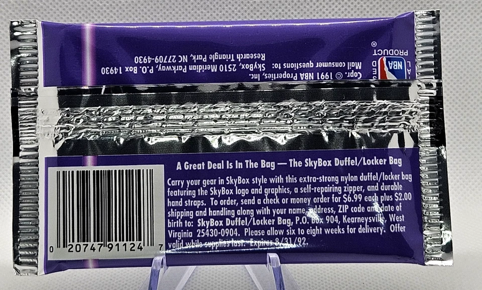 1991-92 NBA Skybox Series 1 Basketball Factory Sealed Pack - Michael Jordan - image 3 of 3