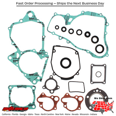 VERTEX Complete Gasket Set With Oil Seals for Honda Cr125r 86-86
