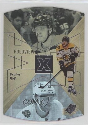 2023 Extended Series 1997-98 SPx Holoview Retros Gold 9/50 David Pastrnak 0i4v