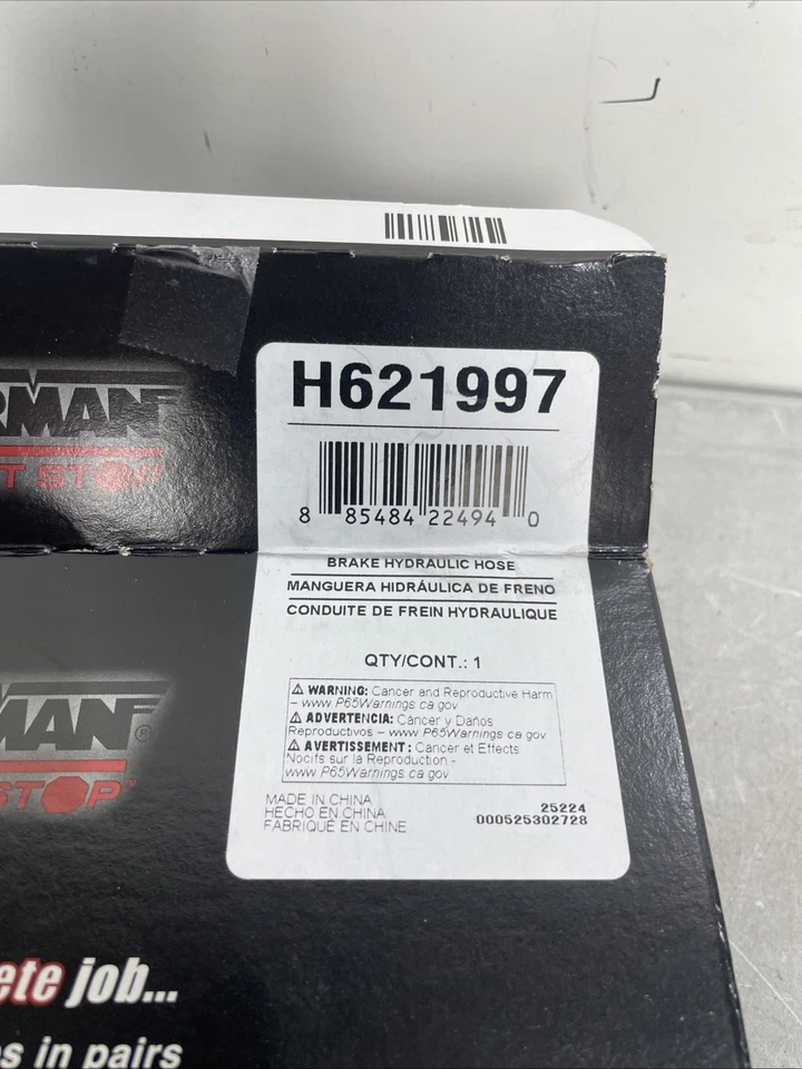 Mangueira hidráulica de freio Dorman H621997 para 08-19 Dodge Ram 4500 4500 5500 5500 - Imagem 2 de 3