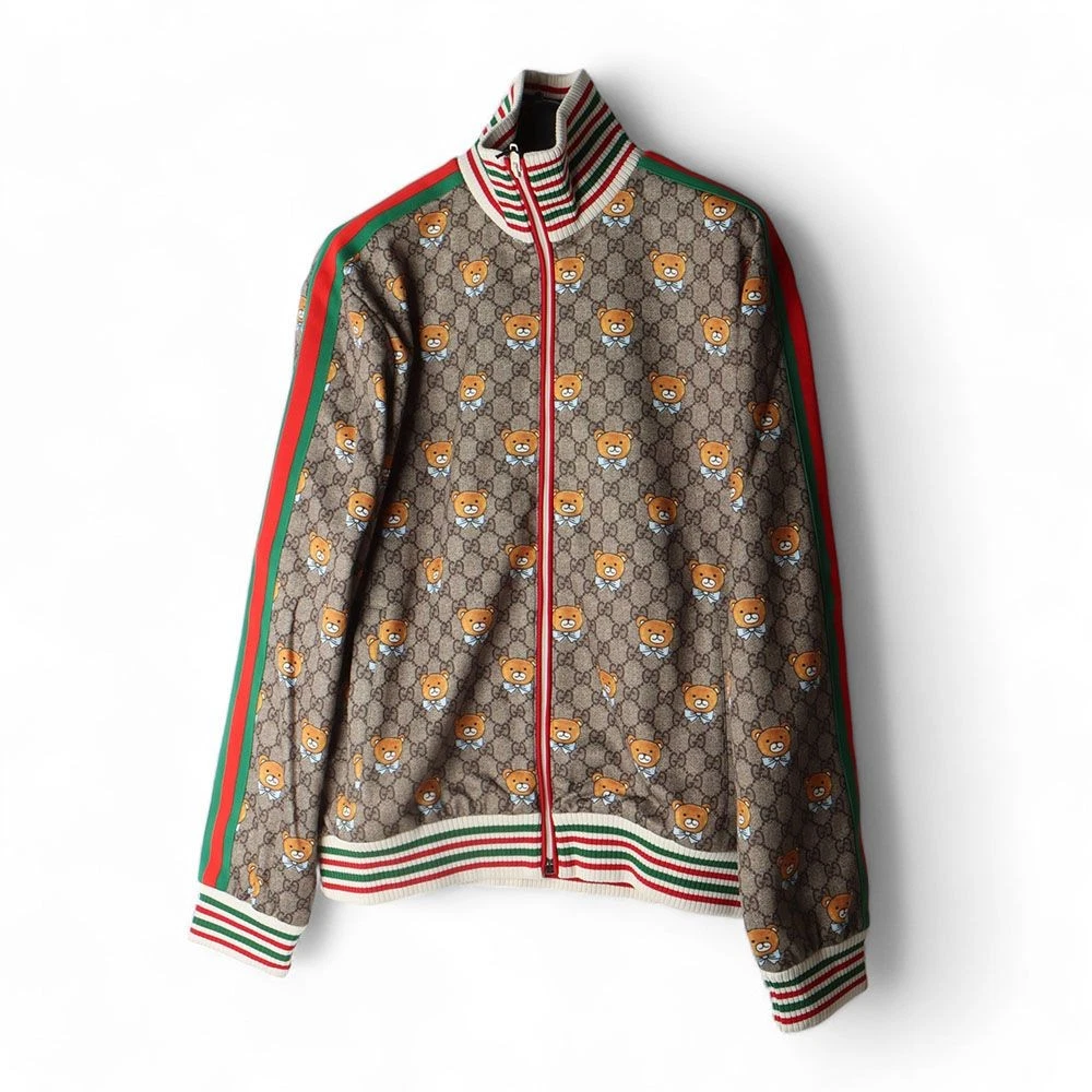 Gucci GG Bear Jersey Track Jacket collaborazione con EXO Kai 660213 32210