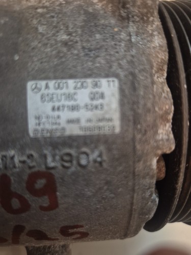 A43* Mercedes Benz W169 W245 Klimakompressor Klimaanlage Denso A0022304711