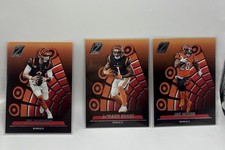 Joe Burrow, Joe Mixon, Jamaar Chase  2022 Zenith #30 Bengals NFL