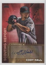 2016 Topps Scouting Report Auto Series 2 Cody Hall #SRA-CH Auto 00hi