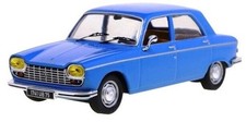 ODEON,1967 PEUGEOT 204 Blue, 1/43, ODE163