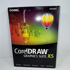CorelDRAW Graphics Suite x5 Upgrade PC DVD-ROM 2010 for Windows 7/XP wthBook/Box