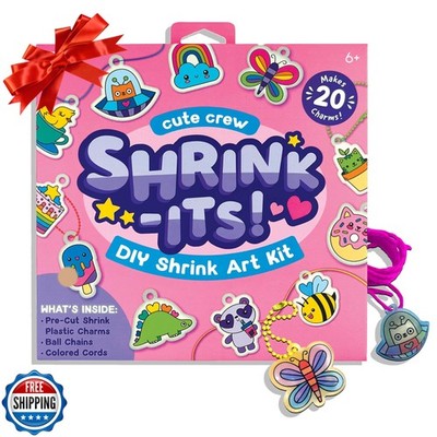 Ooly 28 PC DIY Shrinking Art Kit for Kids, 20 Plastic Pre Cut Cha