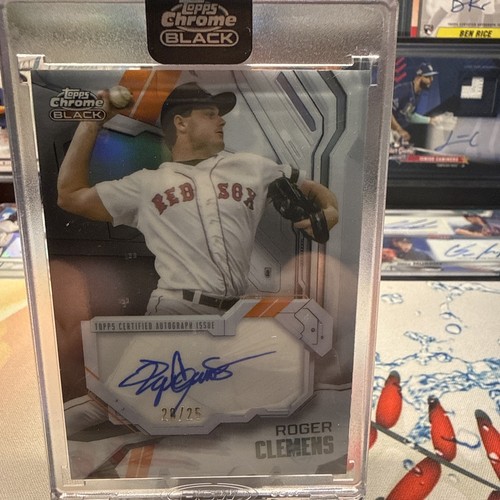 2026 Topps Chrome Black Roger Clemens Ivory Autographs (RAW)