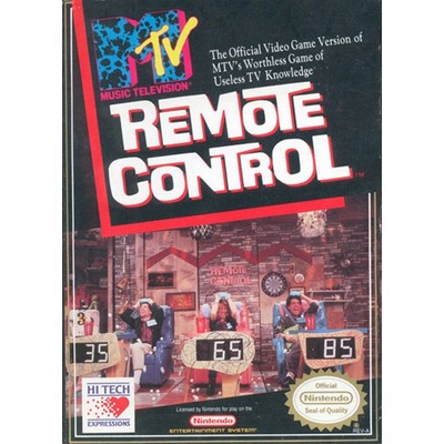 Mtv's Remote Control (NES) Cart Only