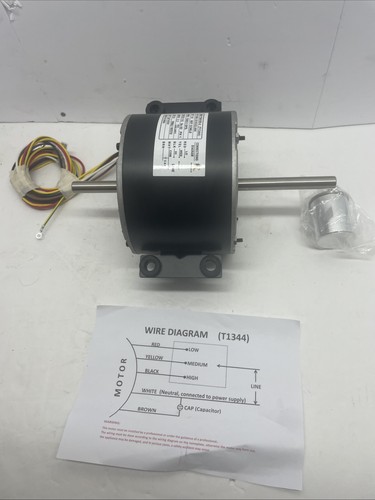 Dometic RV Air Conditioner Replacement Fan Motor Ysk185-4 (T1344) 3315332.005 - Picture 6 of 8