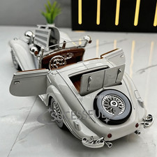 Imagen de 1pc 1936 Mercedes-Benz 500K 1:24 Vintage Diecast Car Collectible Model